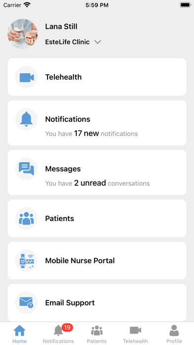 eCare21 CareTeam Screenshot