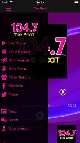 Game screenshot 104.7 The Beat American Samoa apk