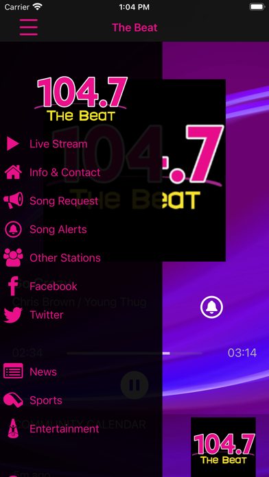 104.7 The Beat American Samoa Screenshot