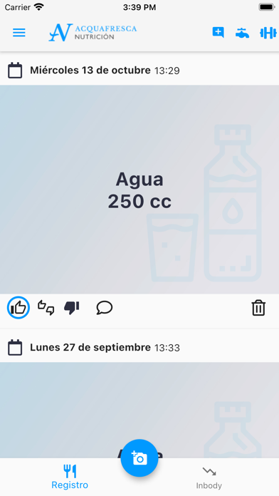 Acquafresca Nutrición Screenshot
