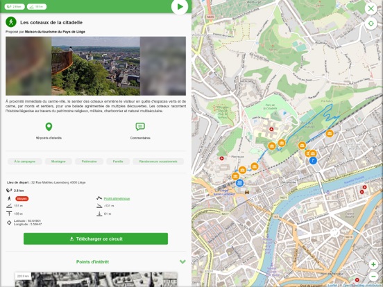 Screenshot #6 pour Balades Liégeoises