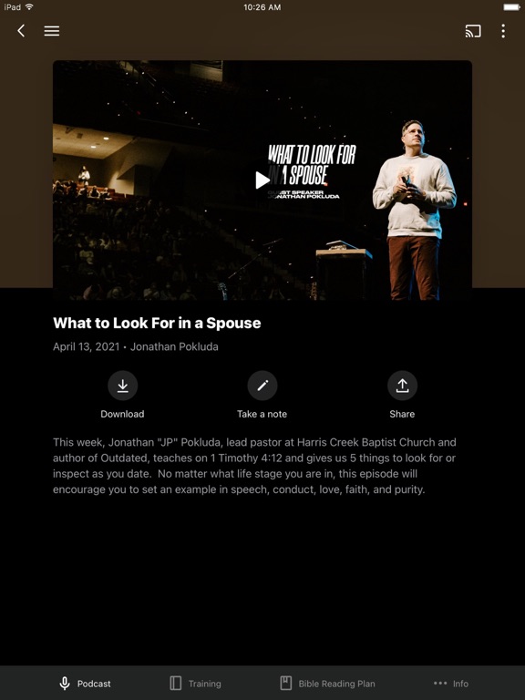 Breakaway Ministries iPad screenshot 2 - Lifestyle app
