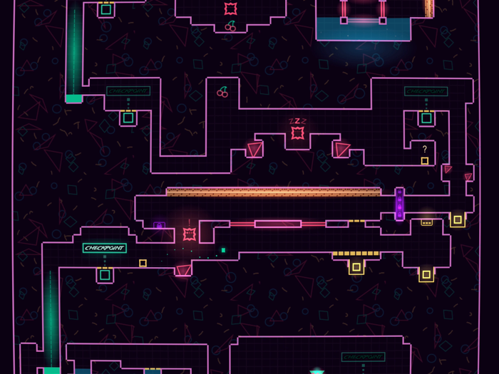 Big NEON Tower VS Tiny Square