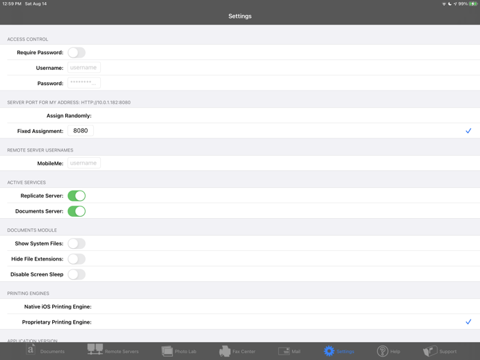Fax Print and Share Lite - iPad