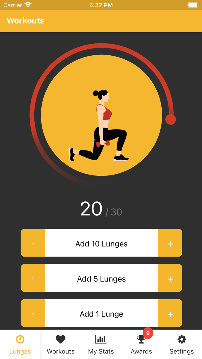 Lunges Counter