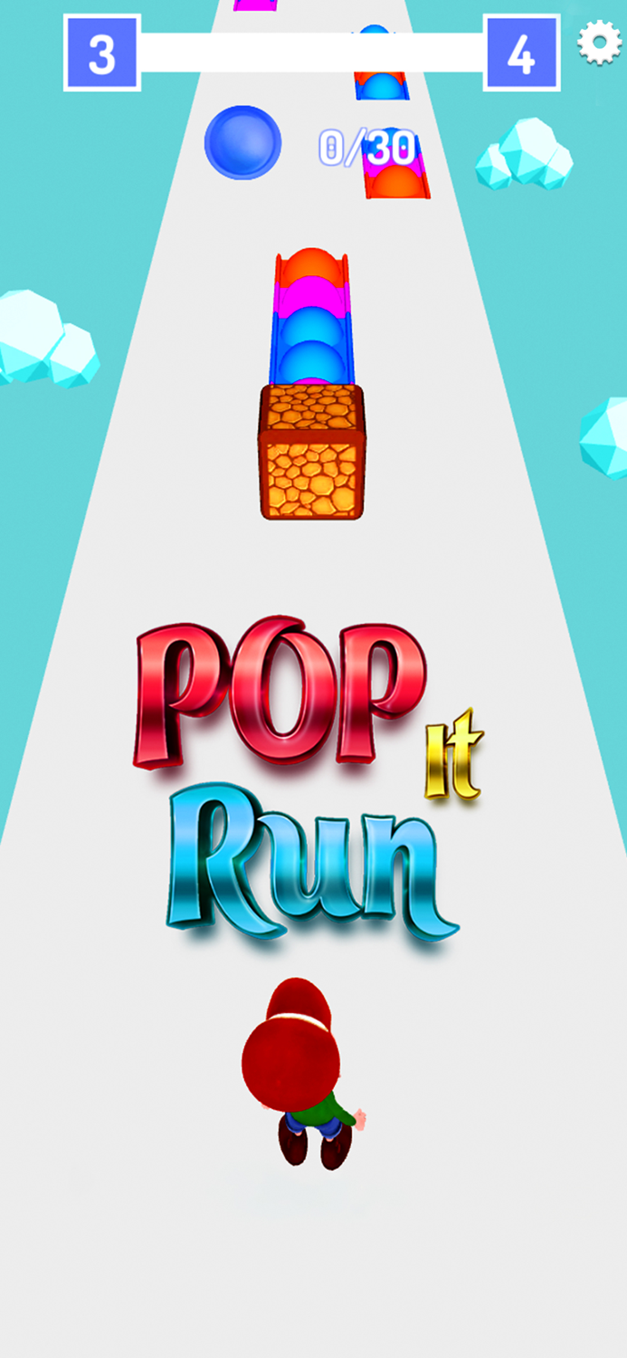Pop It Rush -Antistress Runner