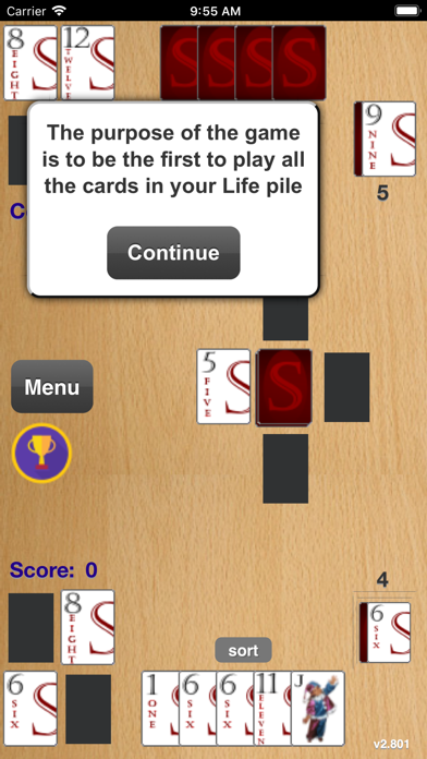 SkipTouch 2.0 - Card Game Screenshot