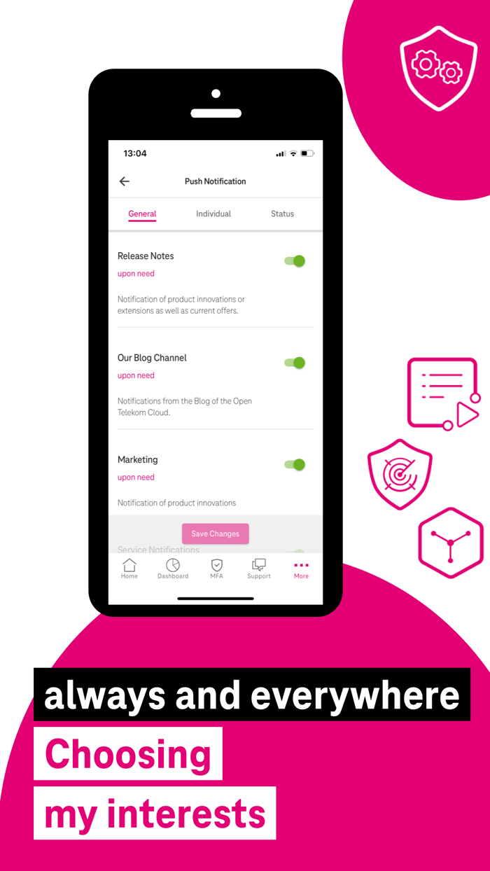 Open Telekom Cloud App