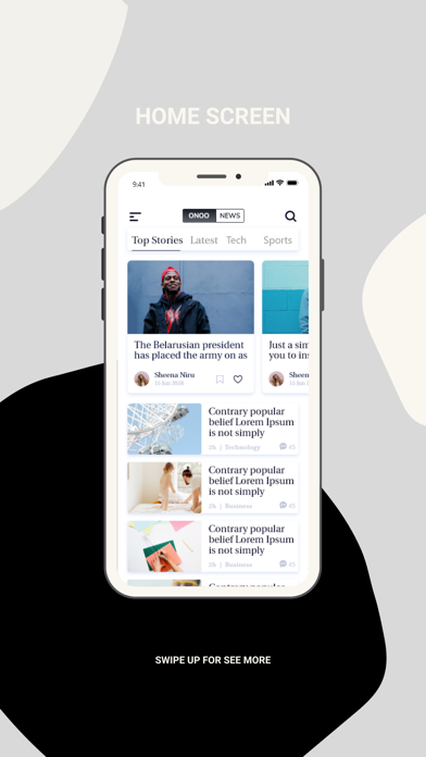 ONNO - News & Magazine App Screenshot