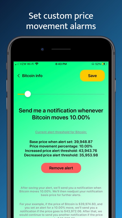 BitAlert: Bitcoin, Ether Alert