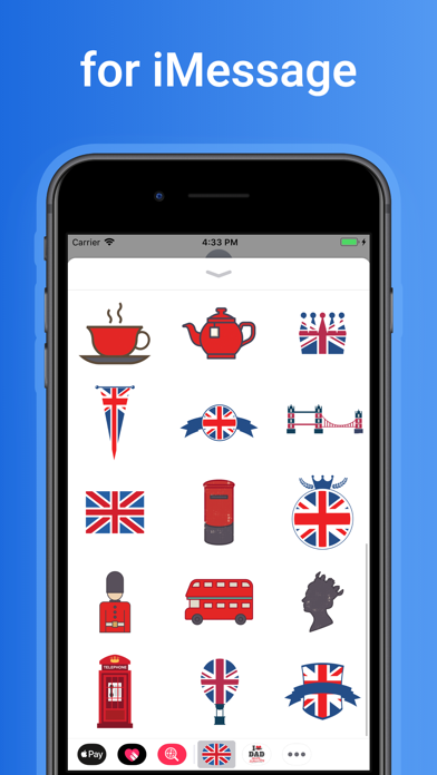 UK emoji - England stickersのおすすめ画像3