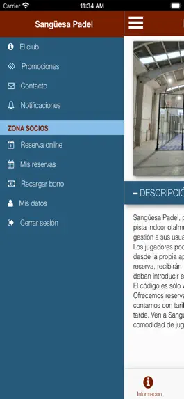 Game screenshot Sangüesa Padel apk