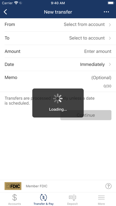 BANK OF DEERFIELD Screenshot