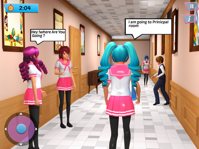 Anime High School Student Life