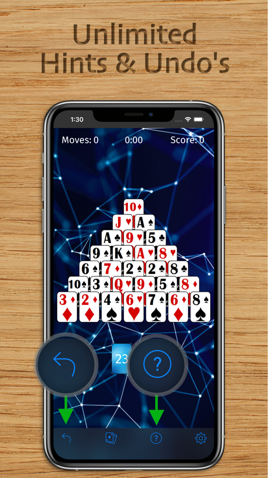 #9. Pyramid ++ Solitaire Card Game (iOS) 由: Logick LLC