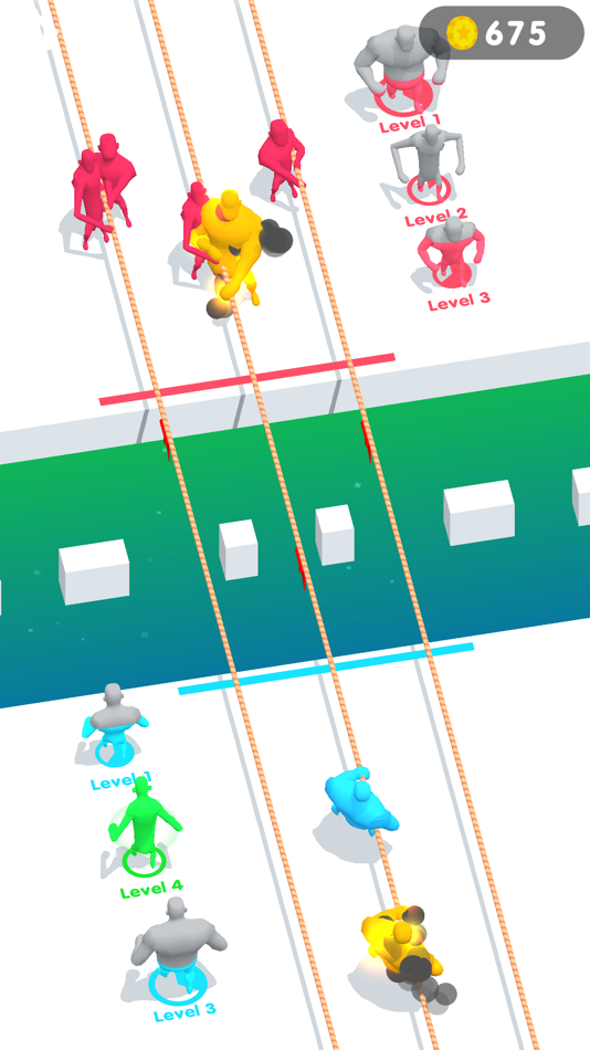 #2. Tug Of War: Merge 4D (iOS) 来自: Volodymyr Delinskyi