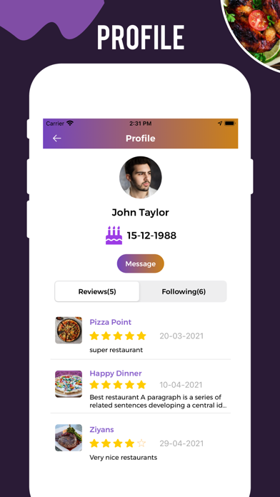 Restourant Screenshot