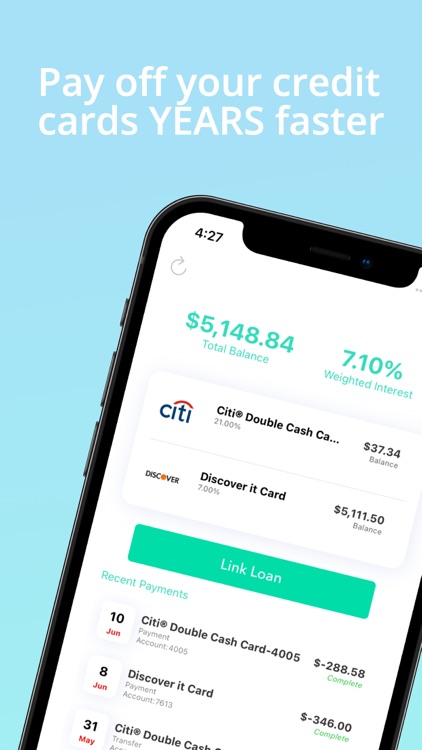 Avalanche: Credit Card Manager