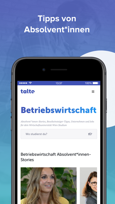 Talto: Studentenjob & Jobsuche Screenshot