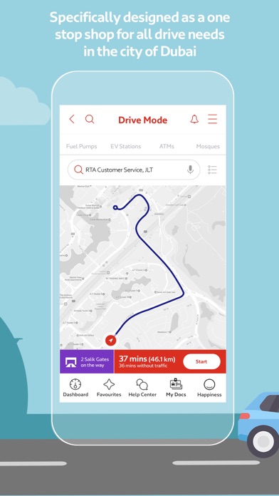 RTA Dubai Drive Screenshot