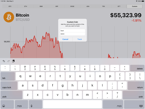 Crypto Ticker: Realtime pricesのおすすめ画像2