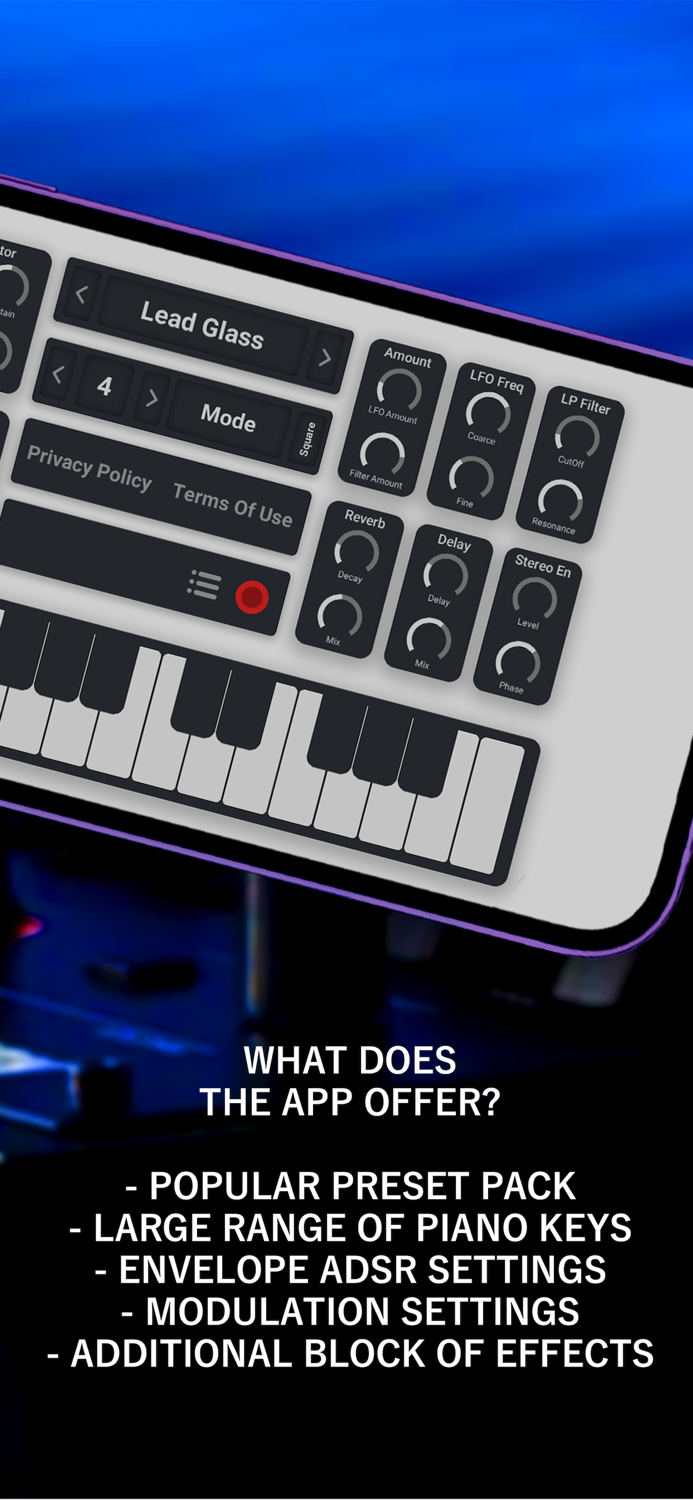 FM Synthesizer – Piano Keys