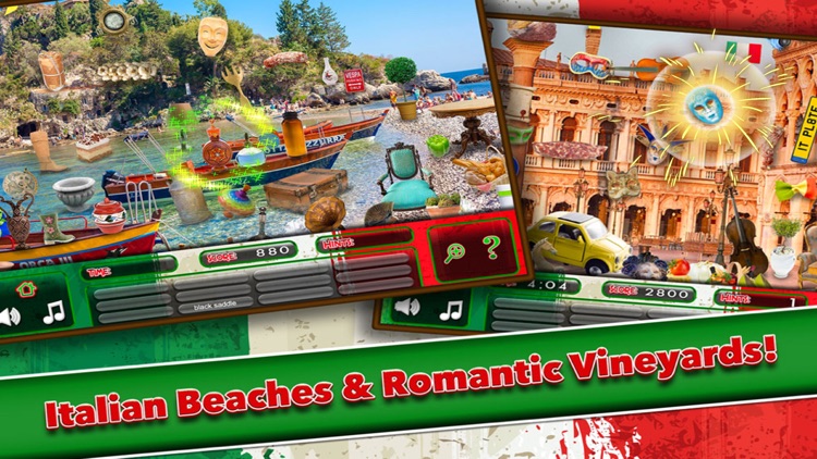 Hidden Objects Italy Spy Time screenshot-3