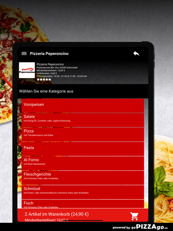 Pizzeria Peperoncino Darmstadt screenshot 8