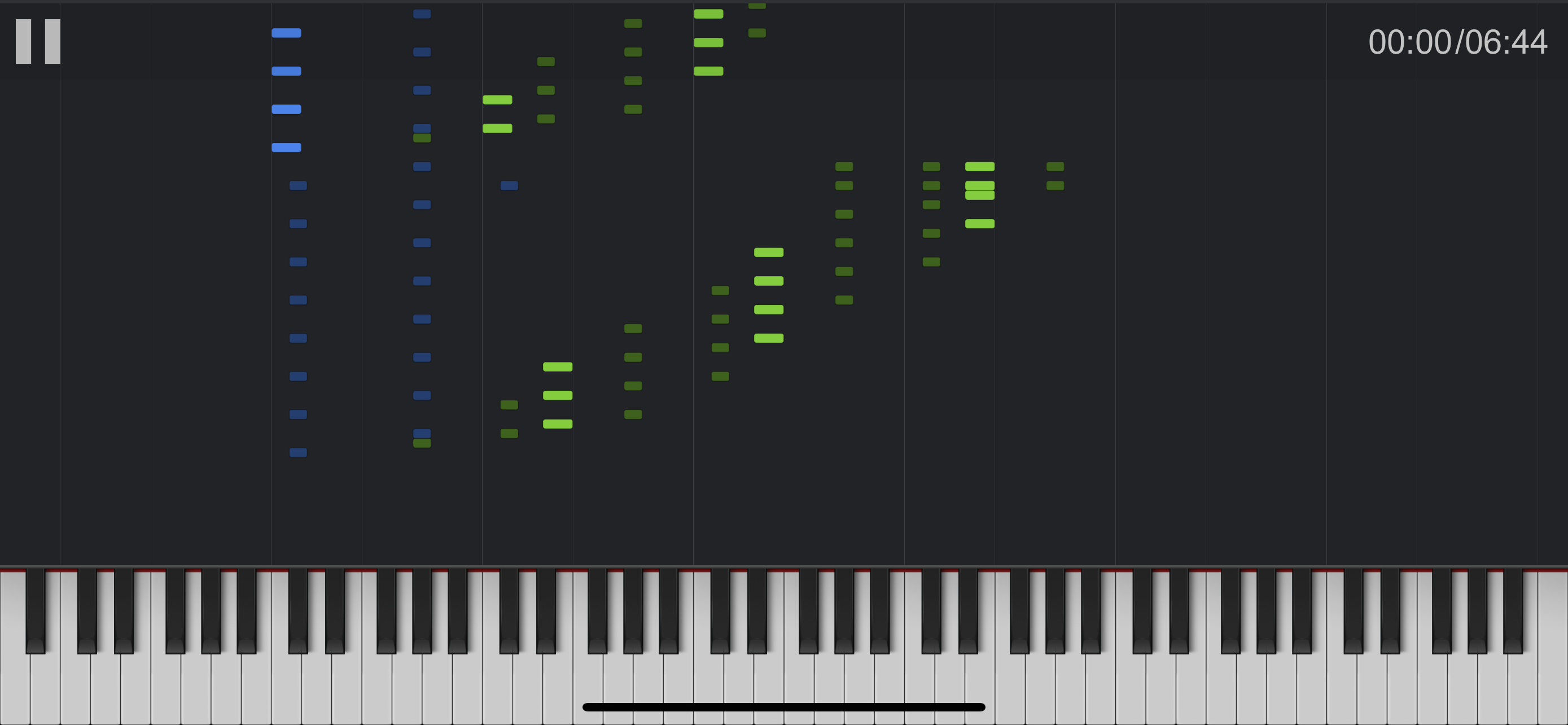 Piano, with songs