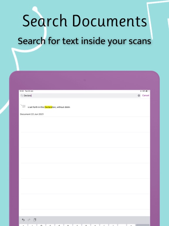 L-Scan: Doc Scanner App iPad screenshot 4 - Productivity app