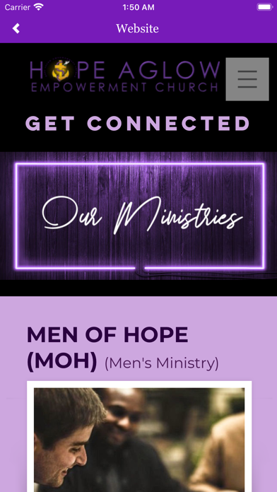 Hope Aglow Empowerment Screenshot