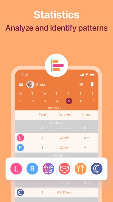 Breastfeeding Newborn tracker Screenshot