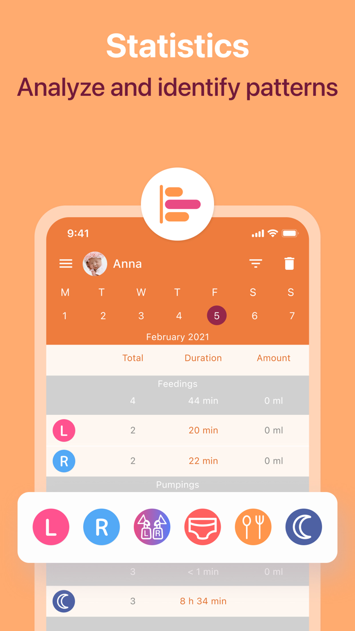 Breastfeeding Newborn tracker