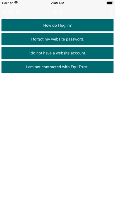 EquiTrust Agent App Screenshot