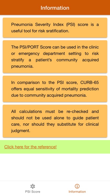 Pneumonia Severity Index Score