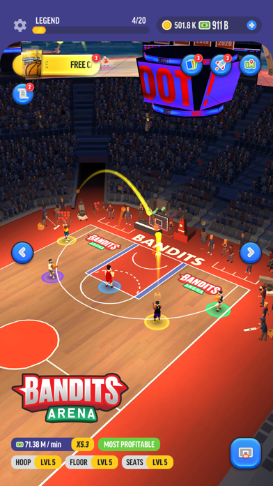 Screenshot #2 pour Basketball Legends Tycoon