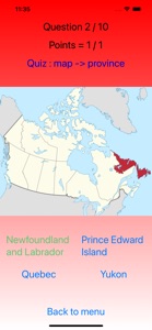 Provinces of Canada screenshot #2 for iPhone