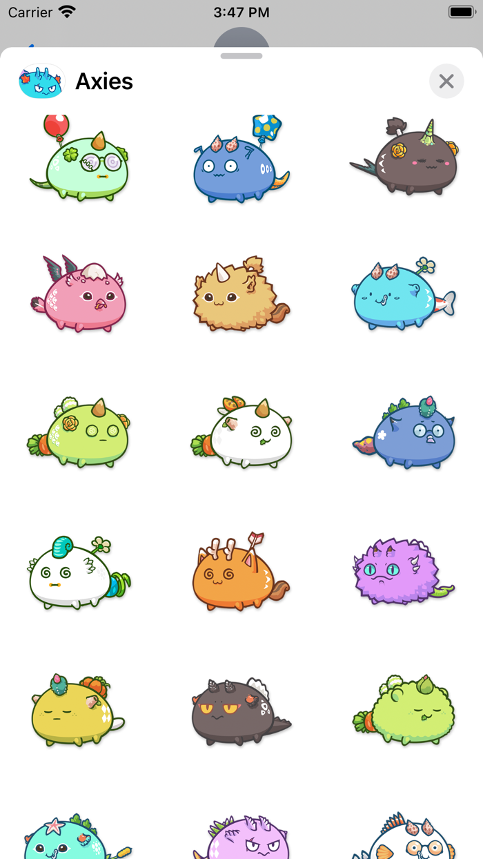 Axie Infinity Stickers