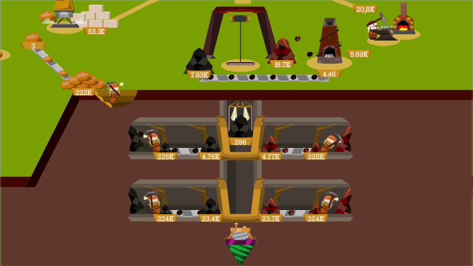 #4. Farm and Mine: Idle Tycoon (iOS) 由: Alexey Izvalov