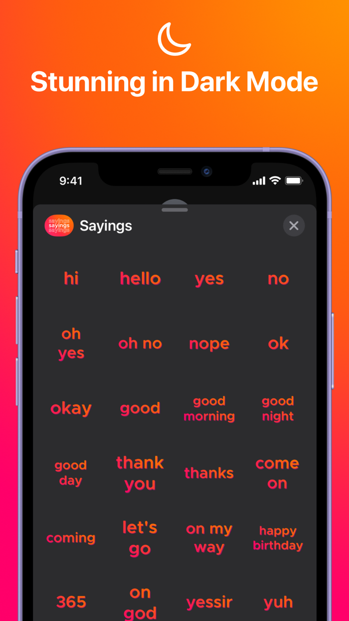 SAYINGS 3 Sticker Pack