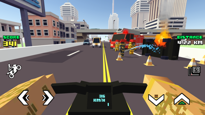 Blocky Moto Racing screenshot 4