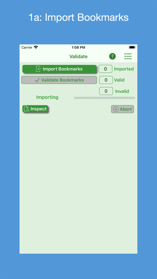 #1. Bookmarks Validator (macOS) 由: Gilbert Hansen