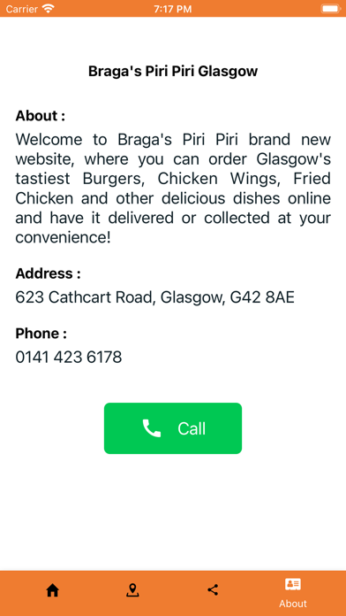 Braga's Piri Piri Glasgow Screenshot