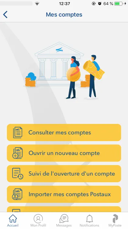 Screenshot 4 von 6 zu myPoste