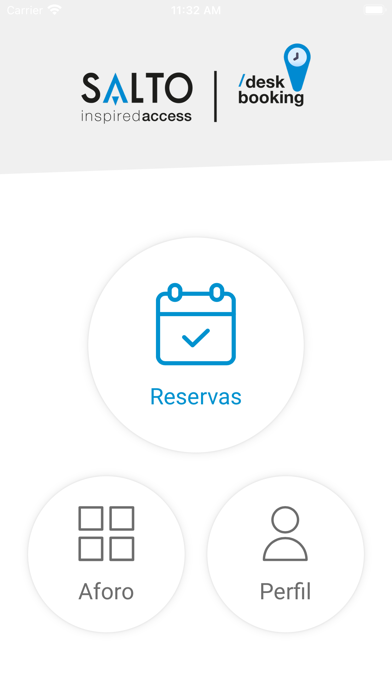 SALTO Desk Booking Screenshot