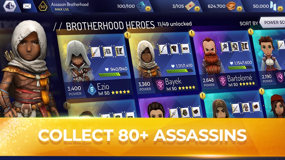 #1. Assassin’s Creed Rebellion (iOS) 由: Ubisoft