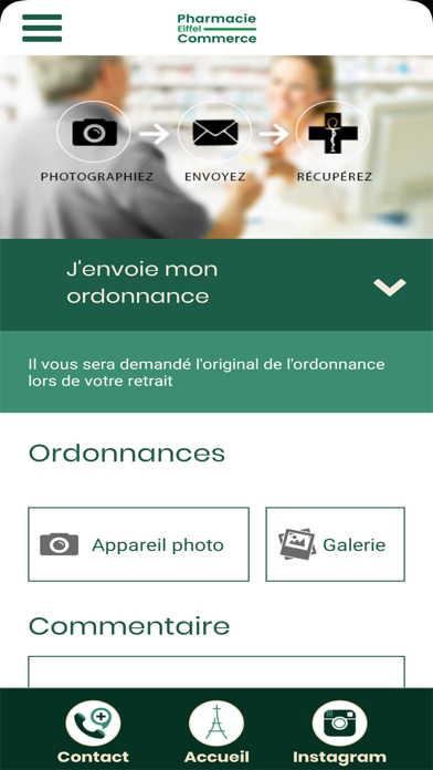 Pharmacie Eiffel Commerce Screenshot