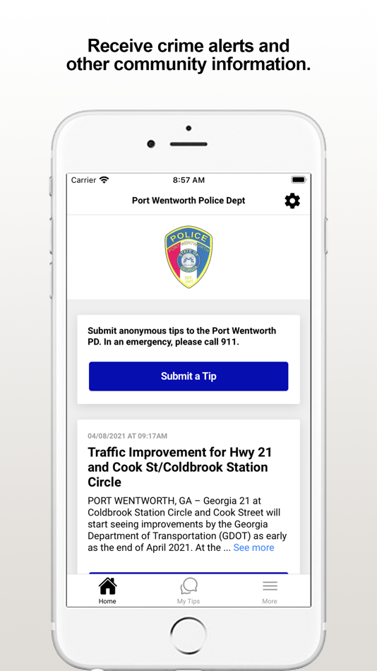 #1. Port Wentworth PD (iOS) 由: Port Wentworth Police