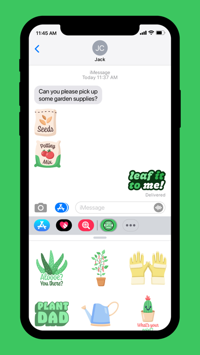 Plant Parent Stickers Screenshot