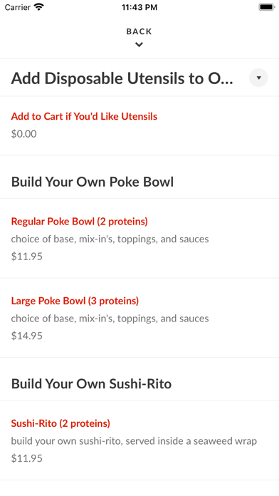 Crave Poke Screenshot